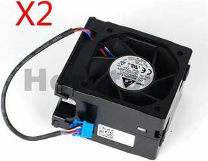 FOR 2PCS CPU cooling fan MRX6C For R530 CPU cooler Server Fan 0MRX6C WFXP8 0WFXP8