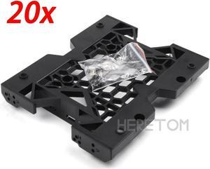 FOR 20pcs 5.25 To 3.5 2.5 Tray Bracket Mounting Cooling Fan HDD Adapter SSD Hard Drive W/Screws