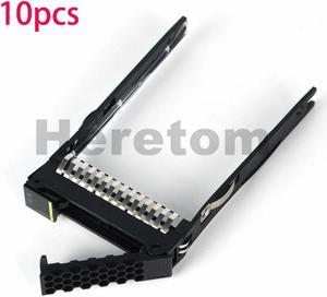 FOR 10pcs 2.5 SAS/SATA HDD For RH1288 V3 RH2288 V3 RH2285H Hard Drive Tray Bracket W/Screws