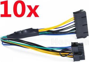 FOR 10Pcs ATX 24-Pin to 18-Pin Power Supply Cable Adapter 18 AWG For Z220 Z230 Z340 Workstation