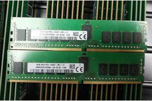 FOR 1Pcs For 16GB 16G 2RX8 DDR4 2400 PC4-2400T ECC REG HMA82GR7AFR8N-UH Memory