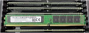 FOR 1 Pcs MTA18ADF4G72AZ-3G2BZTG 32GB For 32G 2RX8 PC4-3200 DDR4 3200 UDIMM ECC VLP Server Memory