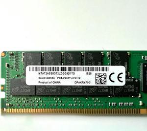 FOR 1Pcs MTA72ASS8G72LZ-2G9DITG For 64GB 64G 4DRX4 DDR4 2933 PC4-2933Y LRDIMM REG Memory