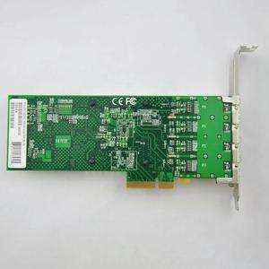 FOR I350-F4 4 SFP Port PCI-E X4 Gigabit Ethernet Fiber Optic lan network card