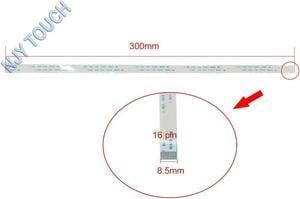 FOR 1pc Power Ribbon Flexible Flat Cable 16Pin 0.5mm Pitch 300mm FFC AWM 20624 80C 60V VW-1 same side FFC Cable