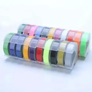 FOR 10pcs 1610 1540 12965 Label Machine Ribbon Manual Label machine printing paper DIY Label Machine Ribbon 12mm 9mm 6mm