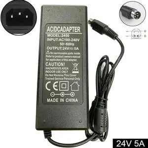 FOR 24v 5A 5pin AC power adapter for s fy24000000 efl-2202w led CD monitor charger