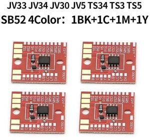 FOR 4 Permanent Chip SS2 SS21 ES3 PIG BS2 BS3 HS SB51 SB52 SB53 Ink Cartridge For JV5 JV30 JV33 JV34 TS34 TS3