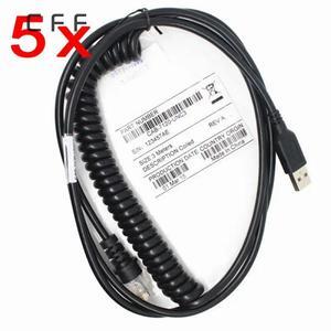 FOR 5x 9FT Coiled USB Cable For Metrologic MS7120 MS9540 MS9520 Reader