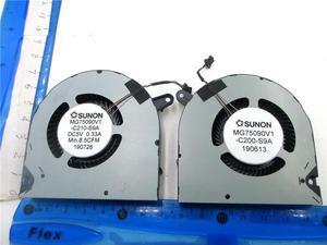 FOR cpu gpu fan for MG75090V1-C210-S9A MG75090V1-C200-S9A F3DF0 PC01D 023.100I3 023.100I4 G5 15 SE 2020