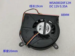 FOR FAN FOR whee WSA08020F12H WSA08020F12J WSA08020B12H was08018f12m 12V Fusioncube cooling fan