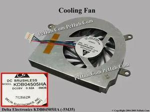 FOR BOOK Pro A1150 A1211 A1226 A1260 KDB04505HA-5M35 5M36 7H85 7H86 6E67 6E68 Cooling CPU GPU Fan