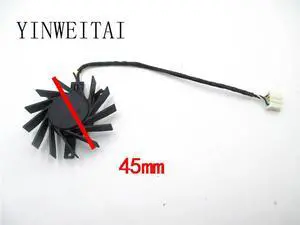 FOR FAN FOR AD0512UB-TBB 45mm 4Pin 35X35X27mm VGA Video Card Fan For HD5670 Cooling Fan