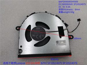 FOR Laptop CPU Fan For V15 G4 AMN 82YU 5F10S14075 5F10S14076 DC 5V DC28000K6V0 BAPD0906R5HY006