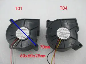 FOR 2PCS BM6025-04W-B49 0.26A 12V fan for BM6025-04W-B59 0.18A 6025 6CM turbine turbo Blower Projector cooling fan