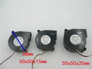 FOR 2pcs fan for BM5115-05W-B40 BM5115-04W-B59 5015 50x50x15mm BM5125-04W-B59 50x50x25mm turbine turbo Blower cooling fan