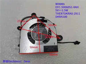 FOR FAN FOR EFC-50060S1-0AH THER7DKRA0-2911 DKRA100 5V 2.5W