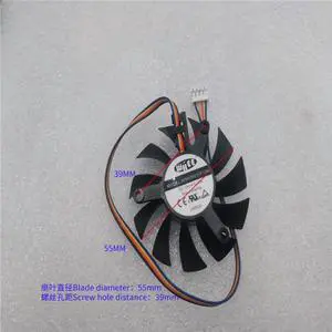 FOR FAN for WSA06010F12M WSA06010B12U 12v 0.25A 4 Graphics Card FAN