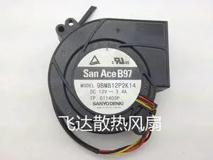 FOR Fan for B97 9BMB12P2K14 12V 3.4A 9733 cooling fan