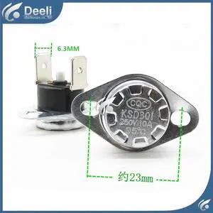 5pcs/lot KSD301 10A250V 40-110 95 de s Normally Open Temperature Switch Thermostat