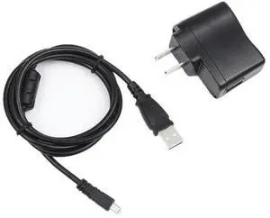 FOR USB AC Power Adapter Camera + PC Cord For P310 S32