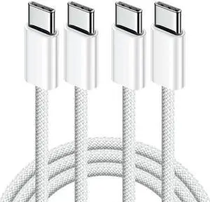 FOR 2Pack USBC to USBC Cable 6FT 60W Type C C to C Cable Fast Charging Cord for 16/16 Pro Max/15 Plus/15 Pro Max/Sam