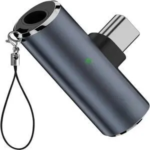 FOR 2 in 1 USB C to Headphone Jack Adapter USB C Charge Adapter 100W PD, USBC Headphone Adapter for 16/15, Pixel 9