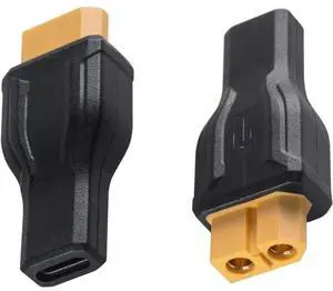 FOR USB C to XT60 Extension 2pack Adapter 100W 20V/5A for Model, Energy Storage Power, Outdoor Power, Monitor Power