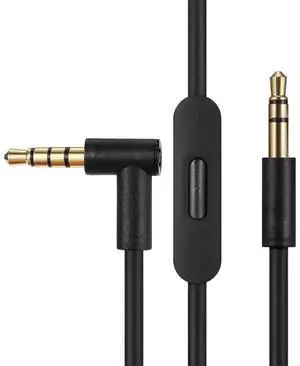 FOR Replacement Audio Cable Cord Wire, Compatible with Beats Headphones Solo Pro Detox Mixr Executive Pill with in Line Mic