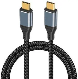 FOR 5ft, 240W USB C Cable Fast Charging, (48V5A) PD 3.1 USB C Cable Nylon USB C Charging Cable 240W for Book Pro