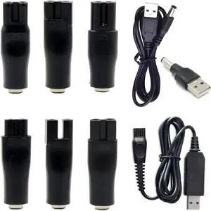 FOR 9 PCS Replacement Power Cord 5V USB Adapter Suitable for All Kinds of Electric s, Beard trimmers, Shavers