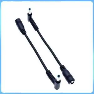 FOR 10pcs /lot 4.5 *3.0 *0.6mm male to DC 5.5 * 2.1 mm female connector DC jack adapter cable for Ultrabook Laptop