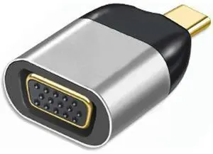FOR Type C to VGA Converter USB-C Monitor Adapter 1080p 60hz for & Phone & Laptop