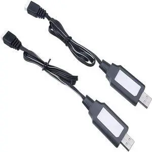 FOR 2 Pack Input DC 5V Output 7.4V 800mA USB Balanced Cable with XH-3P Plug for 7.4V 2S Lipo with XH-3P Connector 7.