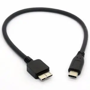 FOR USB C to Micro USB Cable Type C to Micro B for my PassPort HDD Hard Disk 30cm