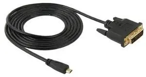 FOR  High Speed Micro HDMI-compatible to DVI 24+1 Pin Cable Male to Male for HD Quality Video Transmission