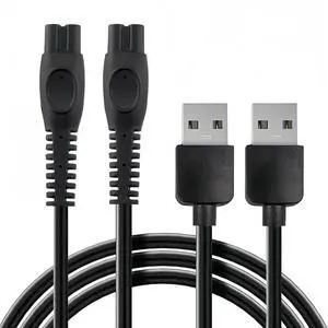 FOR 2pack USB Charging Cord 5V for Latest Version 2400 X3001/90, X3052/91, QP2834/70, QP2724/90, QP1924/70