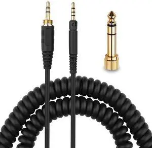 FOR 2.5 to3.5mm aux with 6.35mm Adapter Cord Replacement for HD598 Cs HD599 569 579 558 518 Headphone Audio Cable