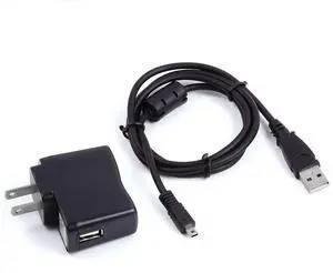 FOR USB AC/DC Power Adapter Camera + PC Cord For S8100 S8200