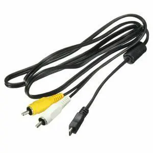 FOR Micro USB Male to 2 RCA AV Adapter Audio Video Cable for Smart Phone
