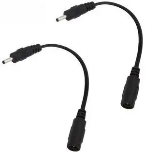 FOR 2PCS DC Power Adapter Cable 5.5mm x 2.1mm Female to 3.0mm x 1.1mm Male Plug Adapter Connector Converter Cable