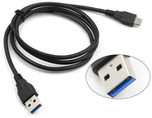 FOR USB3.1 Type-C USB C Data Transfer Cable, 3 Feet Charging Cord for Hero 5 Black, Book Pixel, 5X ,