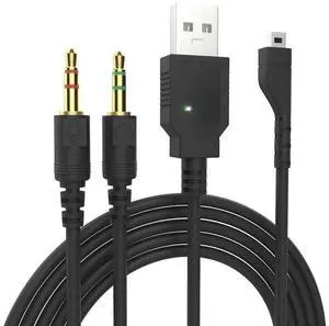 FOR Replacement 3.5mm Headset Cord, 7 Audio Cable Wire Compatible with 5, 3, Pro Wire