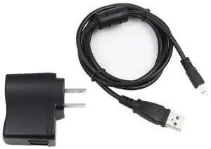 FOR  8P USB AC/DC Adapter +PC Cord For DMC-ZS50 DMC-TZ70 Camera