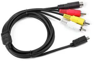 FOR AV A/V Audio Video TV Cable Cord Lead For DCR-DVD405/e DCR-SR45/e