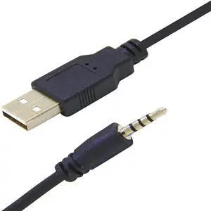 FOR USB to 2.5mm Male, Headphone Cable for Synchros E30 E40BT E45BT E50BT EB40 S400BT S400 S500 S700 J56BT Wirel