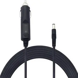FOR 12V 24 V DC 5.5mm x 2.1mm Car Extension Power Supply Adapter Cable with LED for Car Truck Bus Van(10FT)