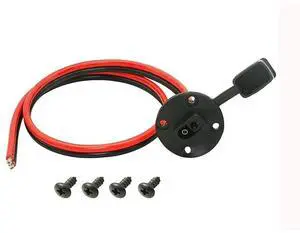 FOR 55cm 10AWG SAE Socket Weatherproof Sidewall Port DIY Cord, SAE Quick Disconnect Wire Harness Panel Mount Power Cable with