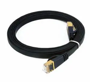 FOR RJ45 CAT7 Network LAN Ethernet SSTP 10Gbps Gigabit Patch Flat Cable