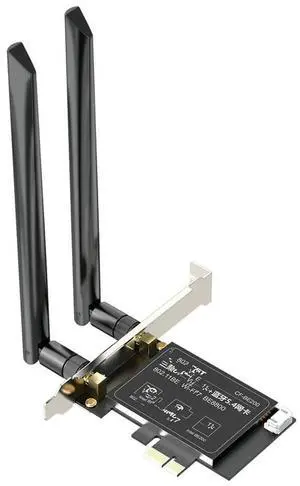 FOR CF-BE200 WiFi7 PCI-E Adapter Tri-Band 8774Mbps 5.4 Slot Network Card for PC Win11 Win 10 FOR CF-BE200 WiFi7 PCI-E Adapter Tri-Band 8774Mbps 5.4 Slot Network Card for PC Win11 Win 10